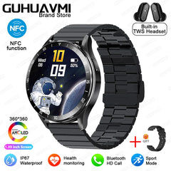 For HUAWEI New 2 in 1 Smartwatch With Earbuds Watch TWS Bluetooth Earphone Heart Rate Blood Pressure Monitor Sport Watch Fitness