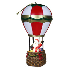 Christmas Santa Hot Air Balloon Ornament with LED Light Merry Christmas Decoartions For Home Xmas Ornaments Navidad 2024