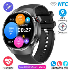 2024 New GPS Sports Track Men's Smart Watch NFC Bluetooth Call Waterproof Smartwatch 360 * 360 HD Touch Screen Smart Men Watches