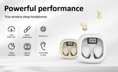 SK small earbuds wireless bluetooth headset,headphones sport,sleep,work,in class invisible wear,bass sound quality earphone 2024