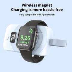 Portable Wireless Charger Power Bank For Apple Watch 8 7 6 5 4 3 SE Ultra for iWatch Magnetic charging station