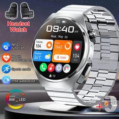 For Xiaomi New 2 in 1 Smart Watch With Earbuds Smartwatch TWS Bluetooth Earphone Heart Rate Blood Pressure Monitor Sports Watch