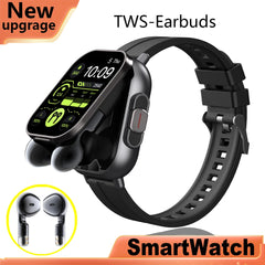 2024 NEW Headset Smart Watch TWS Two In One Wireless Bluetooth Dual Headset Call Health Blood Pressure Sport BT Music Smartwatch