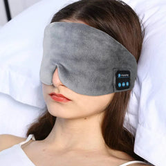 Sleeping Mask With Bluetooth Sleep Headphones Travel Cotton Eye Mask for Women Men Sleep Earphones Wireless Eyemask For Travel