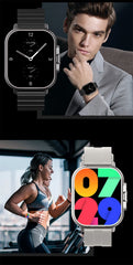 2024 New TWS 2-in-1 With Headset Smart Watch Bluetooth Call Men Watch GPS Track SmartWatch Heart Rate Monitor Play Music Watch