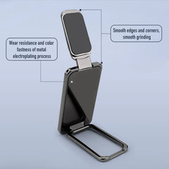 Foldable Mobile Phone Holder Ring Buckle Retractable Desktop CellPhone Stand Car Magnetic Bracket Office Accessories