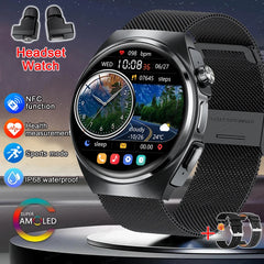 For Xiaomi New 2 in 1 Smart Watch With Earbuds Smartwatch TWS Bluetooth Earphone Heart Rate Blood Pressure Monitor Sports Watch