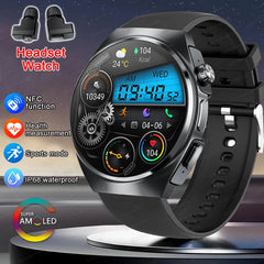 For Xiaomi New 2 in 1 Smart Watch With Earbuds Smartwatch TWS Bluetooth Earphone Heart Rate Blood Pressure Monitor Sports Watch