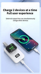 Portable Wireless Charger Power Bank For Apple Watch 8 7 6 5 4 3 SE Ultra for iWatch Magnetic charging station