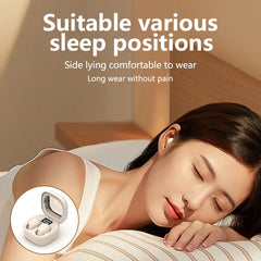 SK small earbuds wireless bluetooth headset,headphones sport,sleep,work,in class invisible wear,bass sound quality earphone 2024