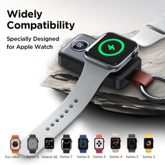 JOYROOM Portable 2000mAh Wireless Charger for Apple Watch Series 9/8/7/6/5/4/3/2/SE/UItra 2/Ultra Magnetic iWatch Power Bank