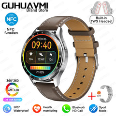 For HUAWEI New 2 in 1 Smartwatch With Earbuds Watch TWS Bluetooth Earphone Heart Rate Blood Pressure Monitor Sport Watch Fitness