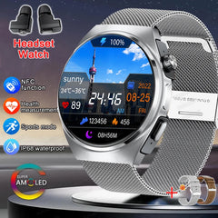 For Xiaomi New 2 in 1 Smart Watch With Earbuds Smartwatch TWS Bluetooth Earphone Heart Rate Blood Pressure Monitor Sports Watch