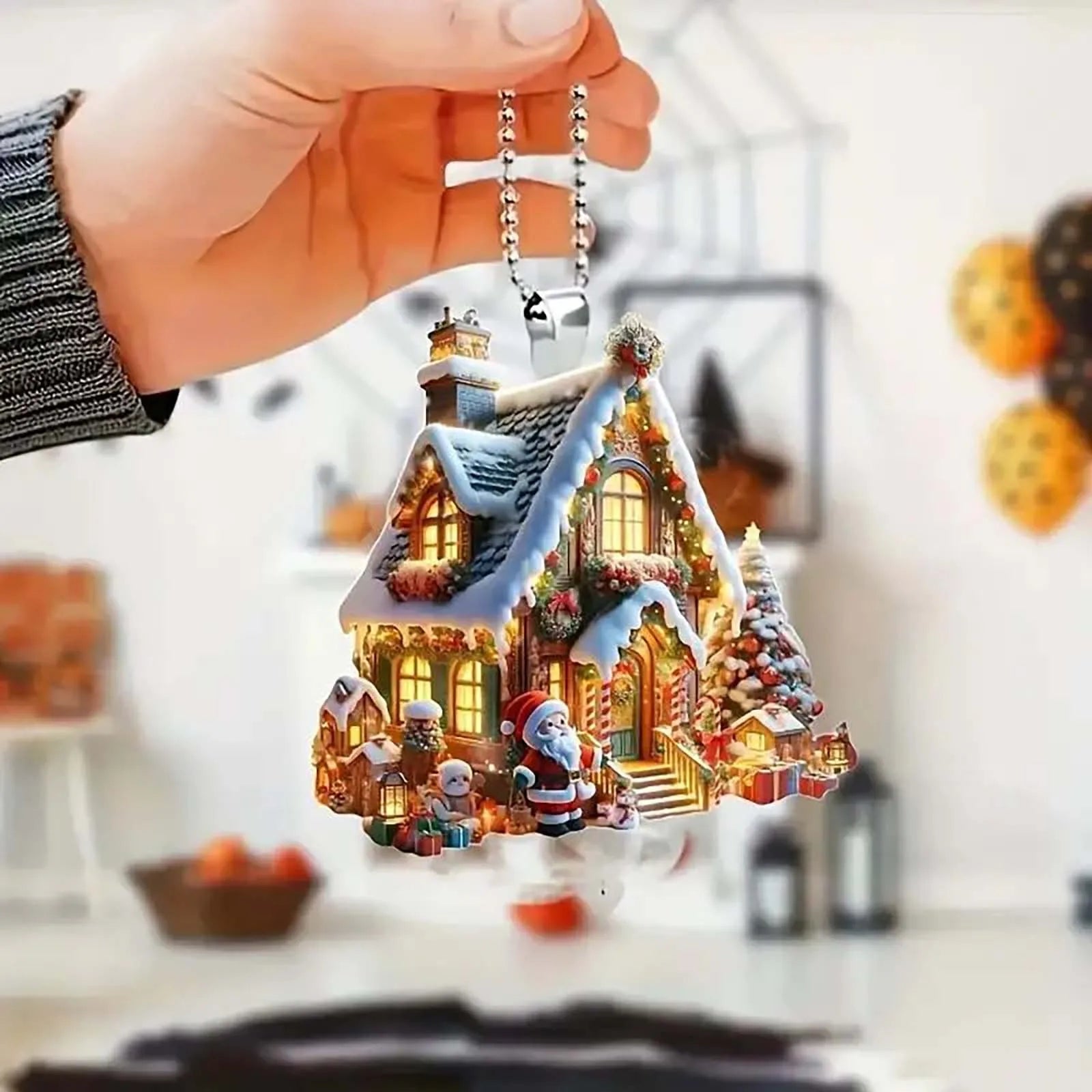 Large Christmas Tree Decorations Hanging Home Ornaments 2024 Festival Ornament Keepsake For Xmas Holiday 2d Acrylic Decor