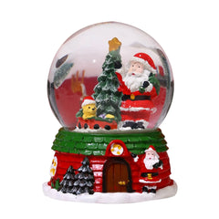 Christmas Music Glass Ball Craft Home Table Decorations Elderly Snowman Ornaments 5ml Merry Christmas Decoration For Home 2024