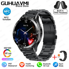 For HUAWEI New 2 in 1 Smartwatch With Earbuds Watch TWS Bluetooth Earphone Heart Rate Blood Pressure Monitor Sport Watch Fitness