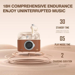 ONIKUMA T18 Wireless Earbuds Sport Headphones Camera Style Charging Case Sport Earbuds Noise Canceling Wireless Ear Buds