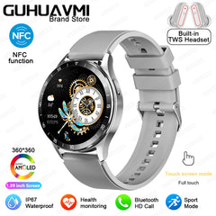 For HUAWEI New 2 in 1 Smartwatch With Earbuds Watch TWS Bluetooth Earphone Heart Rate Blood Pressure Monitor Sport Watch Fitness