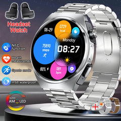 For Xiaomi New 2 in 1 Smart Watch With Earbuds Smartwatch TWS Bluetooth Earphone Heart Rate Blood Pressure Monitor Sports Watch