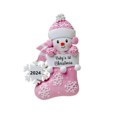 2024 New Christmas Tree Cute Decorations Resin Snowman Doll Personalized Pendant Decoration Best Gifts For Kids