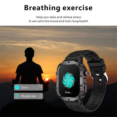 Smart Watch For Men, 1.96'' Large Touch Screen Smartwatch (Answer/Make Call), Fitness Watch Long Standby With 100+ Sports  Modes