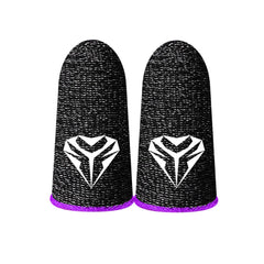 1 Pair For PUBG Gaming Finger Sleeve Luminous Fingertips Cover Anti-slip Breathable Finger Cots Thumb Gloves For Mobile Game