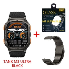 Original KOSPET TANK M3 Ultra GPS Smart Watches For Men Smartwatch 480mAh Waterproof Digital Fitness AMOLED AOD Bluetooth Watch