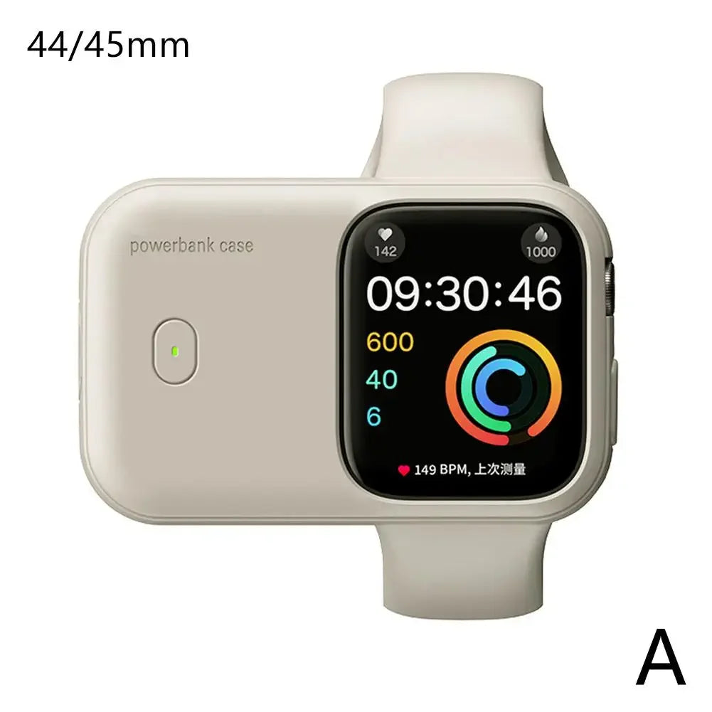 For Apple Watch Wireless Charging Case For Apple Watch Portable Power Bank High Capacity Negative Ion Continuous Charging 1 X8Q3