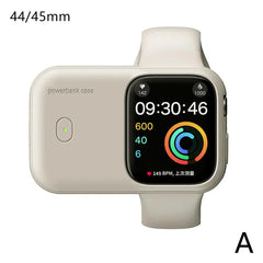 For Apple Watch Wireless Charging Case For Apple Watch Portable Power Bank High Capacity Negative Ion Continuous Charging 1 X8Q3