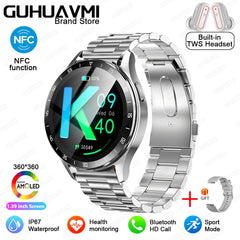 For HUAWEI New 2 in 1 Smartwatch With Earbuds Watch TWS Bluetooth Earphone Heart Rate Blood Pressure Monitor Sport Watch Fitness